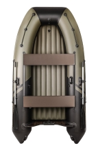 YACHTMAN-320 НДНД (Яхтман) хаки-черный (лодка ПВХ нднд под мотор с усилением)
