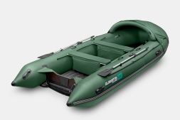 Gladiator E 420 PRO AIR Зеленый моторная лодка ПВХ НДНД, фото 2