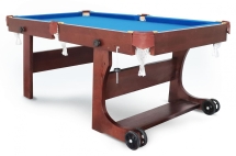 Бильярдный стол - Компакт Люкс 6 Футов, Американский пул, ЛДСП 16 мм Бильярдный стол - Компакт Люкс 6 Футов, Американский пул, ЛДСП 16 мм