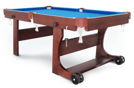 Бильярдный стол - Компакт Люкс 6 Футов, Американский пул, ЛДСП 16 мм, фото 1