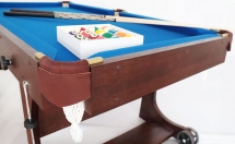 Бильярдный стол - Компакт Люкс 6 Футов, Американский пул, ЛДСП 16 мм Бильярдный стол - Компакт Люкс 6 Футов, Американский пул, ЛДСП 16 мм