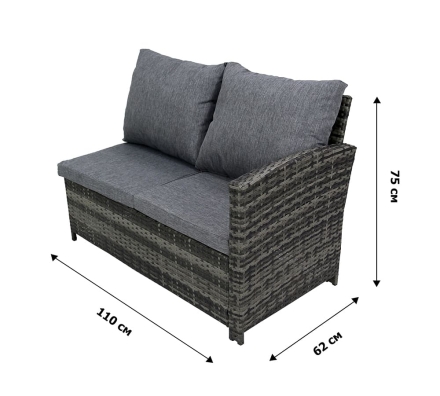 Набор мебели Аруба модульный серый, серый, фото 6