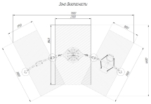 Качели Дуга 3-х местные для малышей