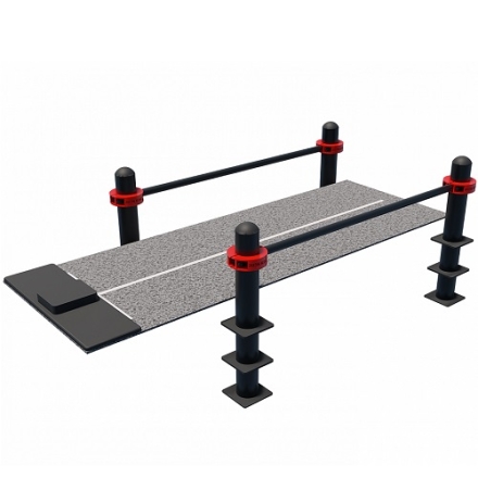 Помост для выполнения испытания Сгибания разгибания рук в упоре лежа на полу для норм ГТО S605 IronKing, фото 1