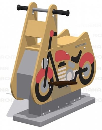 Качалка одноместная Romana 108.29.00-01 для детской площадки, фото 1