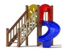 Детская горка ActiWood AW - H1200 для игровой площадки Детская горка ActiWood AW - H1200 для игровой площадки