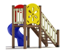 Детская горка ActiWood AW - H1200 для игровой площадки Детская горка ActiWood AW - H1200 для игровой площадки