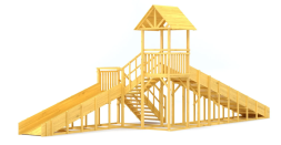 Зимняя горка Савушка Зима Wood 7/3, фото 1