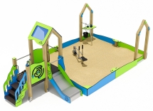 Песочный дворик ЛД051004 для детской площадки Песочный дворик ЛД051004 для детской площадки