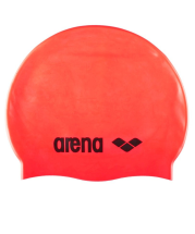Шапочка для плавания Classic Silicone Cap fluo red/black, силикон, 91662 40 Шапочка для плавания Classic Silicone Cap fluo red/black, силикон, 91662 40