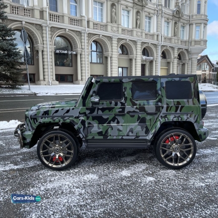 Электромобиль Mercedes-Benz AMG G63 4WD S307 24V камуфляж, фото 4