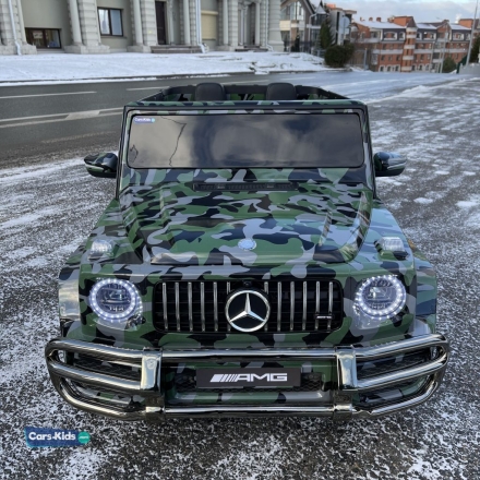 Электромобиль Mercedes-Benz AMG G63 4WD S307 24V камуфляж, фото 2