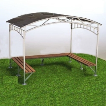 Беседка с лавочками