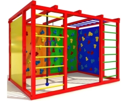 Уличный спортивный комплекс Атлетический куб 3 для детской площадки, фото 1 Уличный спортивный комплекс Атлетический куб 3 для детской площадки, фото 1