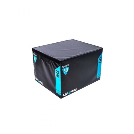 Плиометрический бокс LIVEPRO Soft Plyometric Box 914 x 762 x 609 мм, черный/синий , фото 1