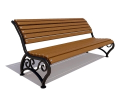 Скамейка садовая Брянск лиственница 2 м, фото 3 Скамейка садовая Брянск лиственница 2 м, фото 3