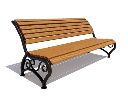 Скамейка садовая Брянск лиственница 2 м, фото 6