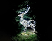 Световая фигура Олень под елку d018