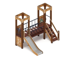 Детская игровая площадка Королевство (Картонное) ДИК 1.15.07-12 H=900, фото 2