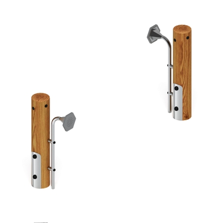 Переговорное устройство (лиственница темный) МФ 22.01.08-И1.01, фото 1