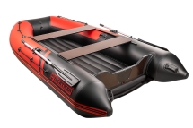 YACHTMAN-320 НДНД (Яхтман) красный-черный (лодка ПВХ нднд под мотор с усилением)