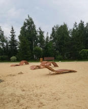 Шезлонг парковый &quot;Морской&quot;