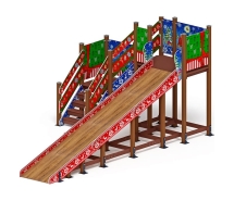 Горка Зима (новый год) (под анкера) - ИО 49.01.02-01.И1 - Н=2000 Горка Зима (новый год) (под анкера) - ИО 49.01.02-01.И1 - Н=2000