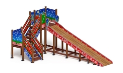 Горка Зима (новый год) (под анкера) - ИО 49.01.02-01.И1 - Н=2000, фото 1