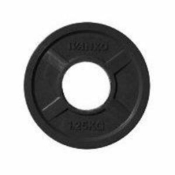 Диск JOHNS 1,25кг черный обрезиненный, d51мм. Диск JOHNS 1,25кг черный обрезиненный, d51мм.