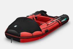 Gladiator E 420 PRO AIR Красно-черный моторная лодка ПВХ НДНД, фото 1