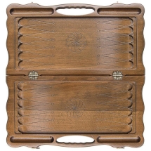 Нарды резные "Армянский узор 6" с ручкой 60, Haleyan Нарды резные "Армянский узор 6" с ручкой 60, Haleyan