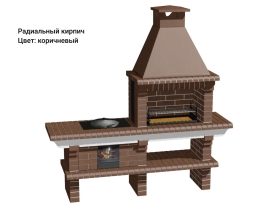 Печь Аристократ 714 Прямоугольный кирпич графитовый серый, фото 6