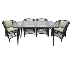 Набор мебели Сакраменто коричневый, estera-хамелеон, фото 2