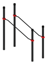 Воркаут ЛОВ 89 красный ВТ 101.03-01