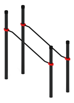 Воркаут ЛОВ 89 красный ВТ 101.03-01, фото 4