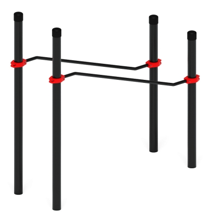 Воркаут ЛОВ 89 красный ВТ 101.03-01, фото 1