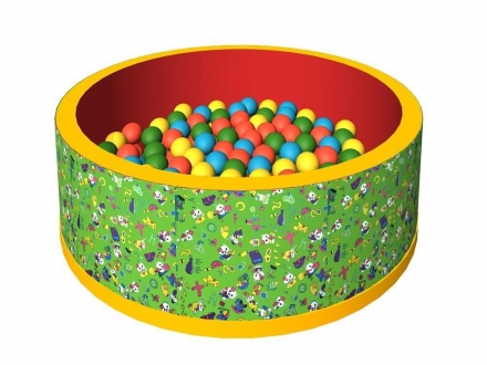 Сухой бассейн с шариками &quot;Веселая полянка&quot; ДМФ - МК - 02.2.51.01 зеленый, фото 1