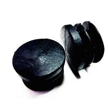 Заглушка круглая на диаметр трубы 28мм внутренняя плоская черная Заглушка круглая на диаметр трубы 28мм внутренняя плоская черная