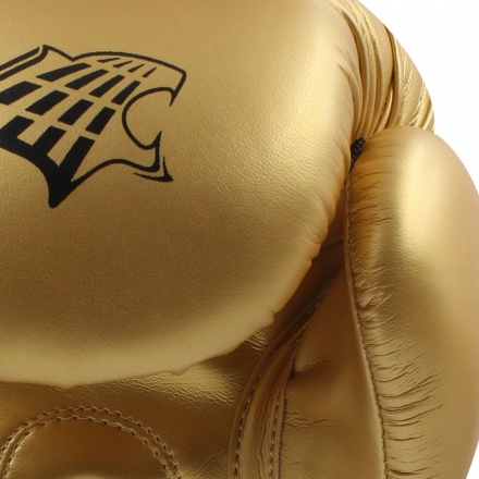 Перчатки боксерские KouGar KO600-4, 4oz, золото, фото 2