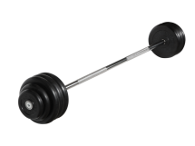 Штанга неразборная "Barbell" с чёрными дисками d 25 мм, 42,5 кг Штанга неразборная "Barbell" с чёрными дисками d 25 мм, 42,5 кг