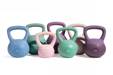 Гиря мягкая (резиновая) 10 кг. VictoryFit VF-KR100, фото 5