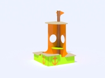 МФ 4.081 Песочница лодочка