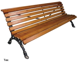 Скамейка парковая Европа, Сосна 2,0 м, фото 3 Скамейка парковая Европа, Сосна 2,0 м, фото 3