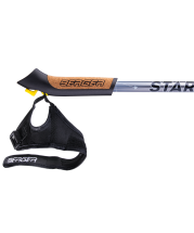 Палки для скандинавской ходьбы Starfall, 77-135 см, 2-секционные, серый/чёрный/белый