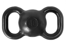 Гиря двуручная 40 кг черная ГДЧ-40 