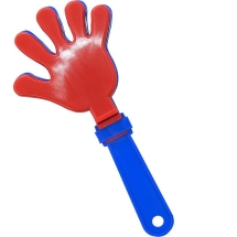 Ладошки-трещотки для болельщика "Россия", бело-сине-красный