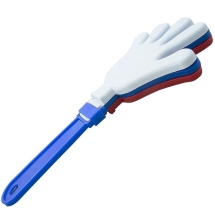 Ладошки-трещотки для болельщика "Россия", бело-сине-красный