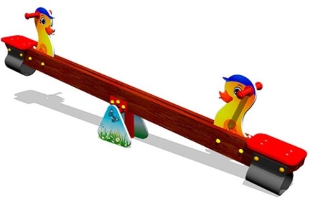 Качалка-балансир Утята КЧ028 для детской площадки, фото 1