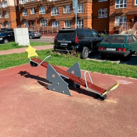 Качалка-балансир ВСТ 2241 Акула для детской площадки, фото 2