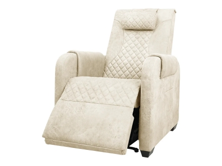 Кресло-реклайнер электрический с подъемом и массажем FUJIMO LOUNGE UP Ваниль, фото 12